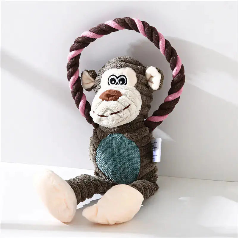 Wildlife Buddies Pet Toys: Monkey, Lion, Elephant Interactive PetPulse