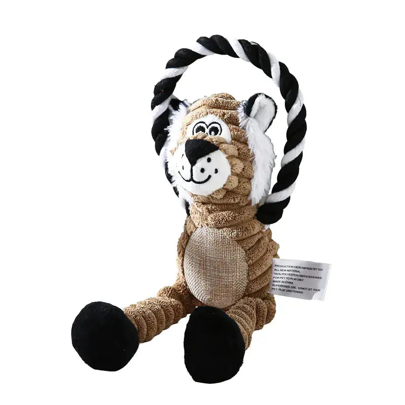 Wildlife Buddies Pet Toys: Monkey, Lion, Elephant Interactive PetPulse