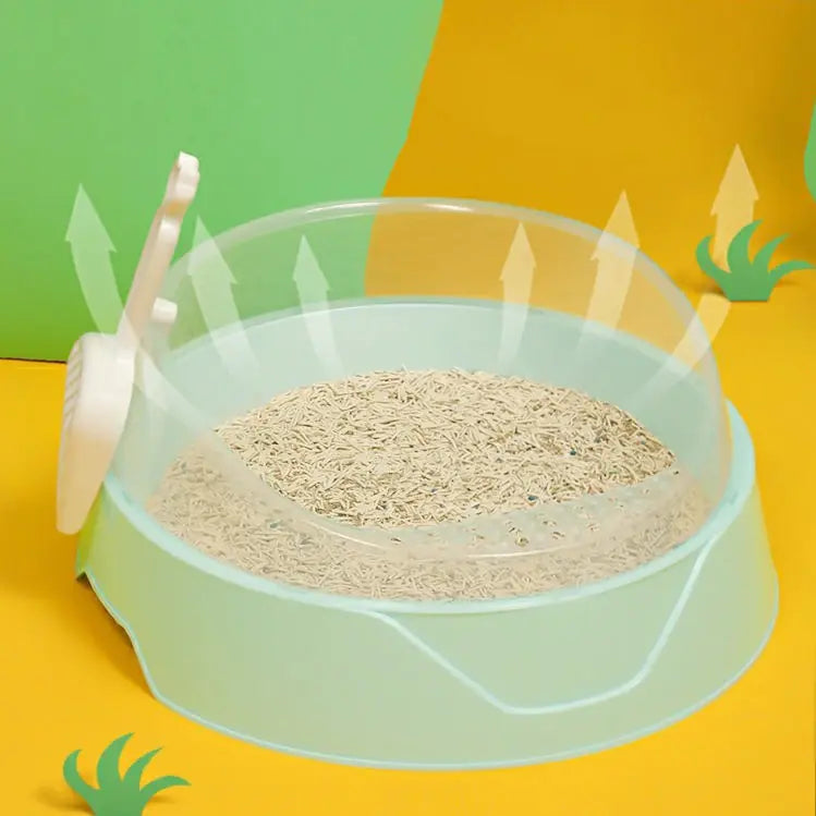 Round Cat Litter Box with Shovel PetPulse