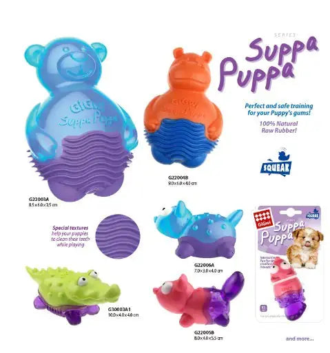 Crocodile Joe Puppy Play Noise Makers PetPulse