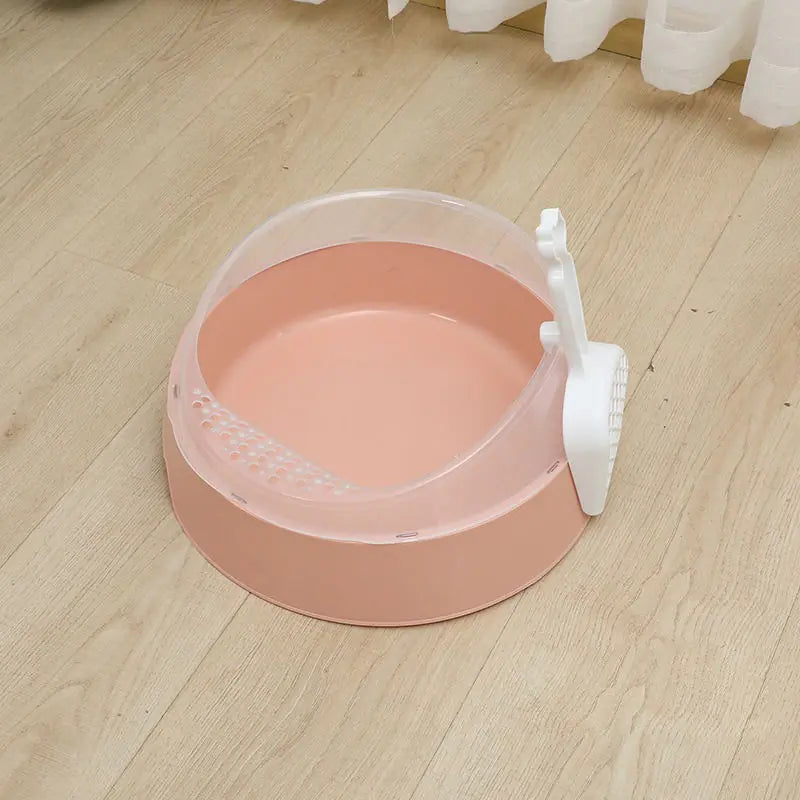 Round Cat Litter Box with Shovel PetPulse