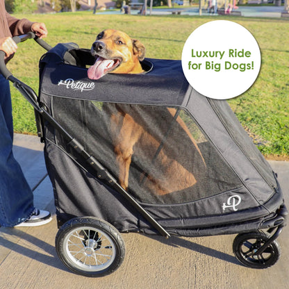 Apollo Elite Pet Stroller w/ Tire Pump Petique, Inc.