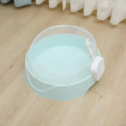 Round  Cat Litter Box with Shovel PetPulse