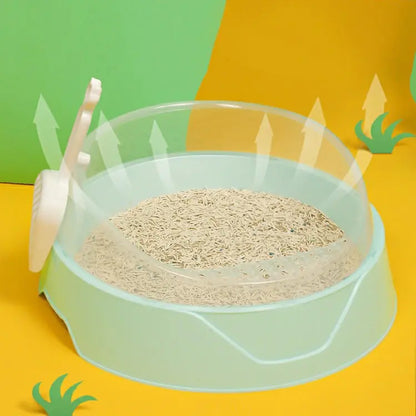 Round  Cat Litter Box with Shovel PetPulse